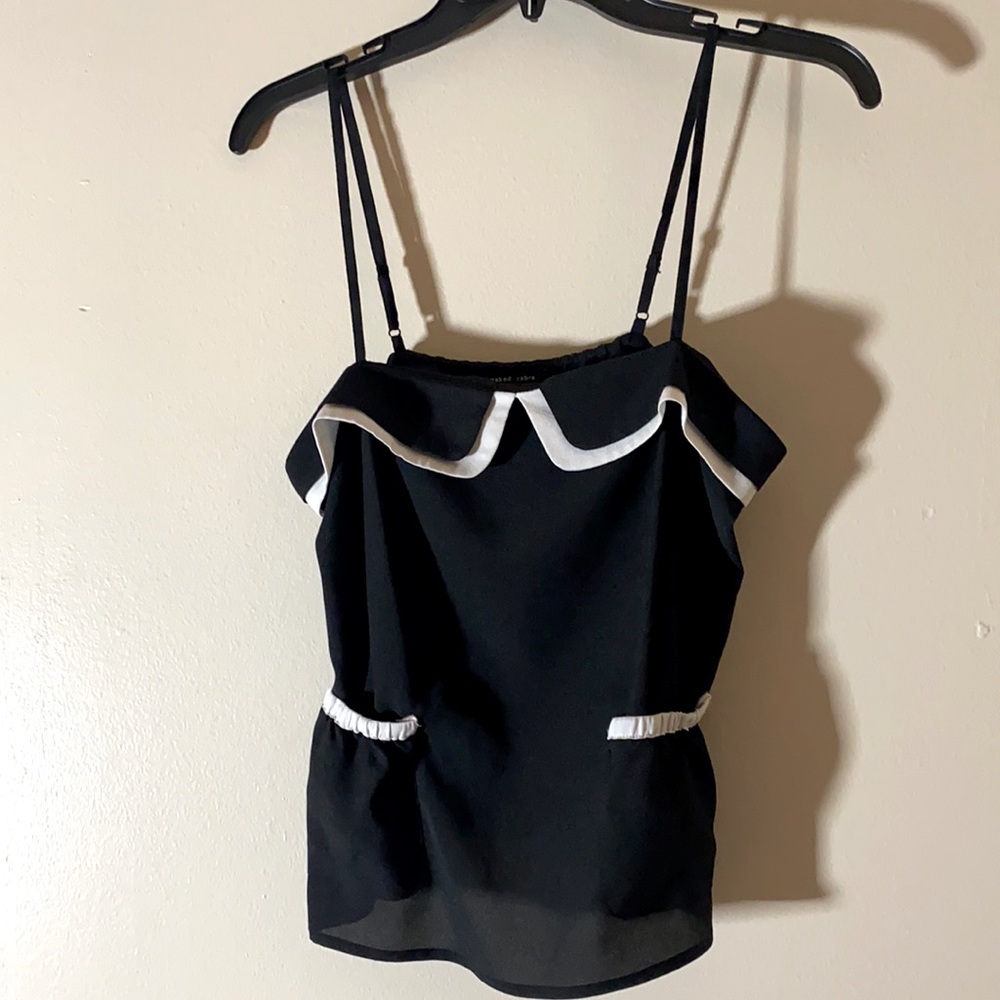 Medium Black Tank Blouse